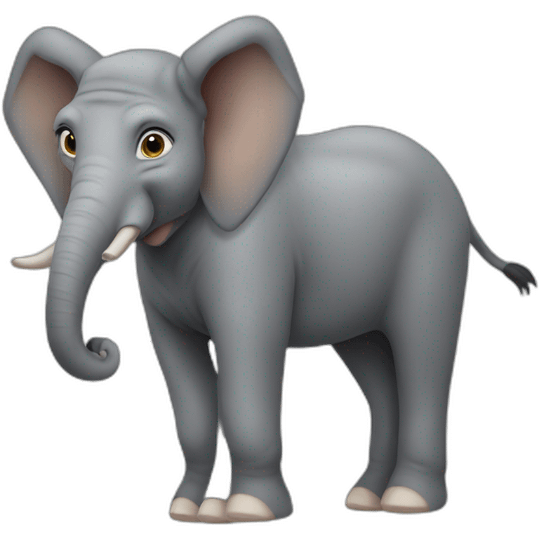 Elephant donkey hybrid emoji