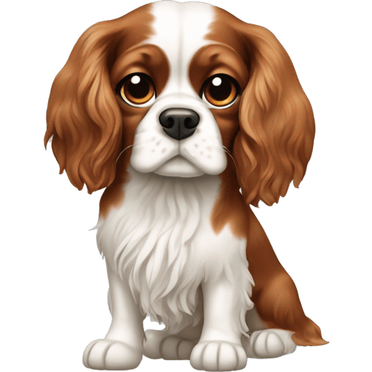 Cavalier Charles spaniel emoji