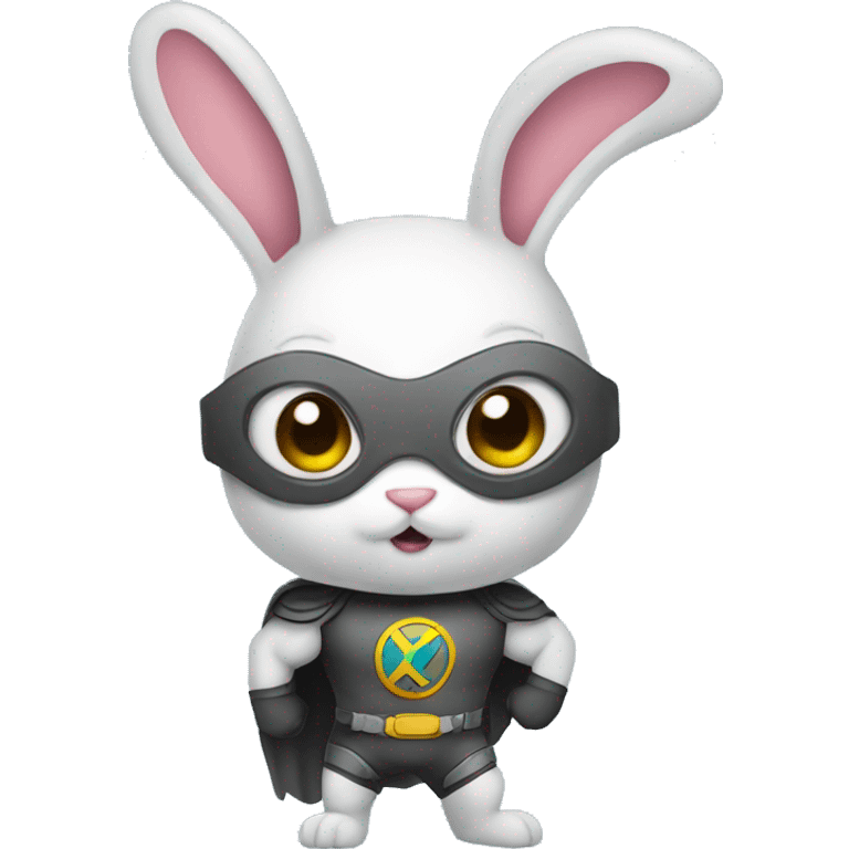 Bunny superhero emoji