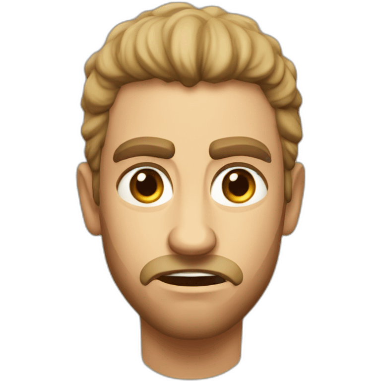 angry young caucasian ancient israelite man emoji