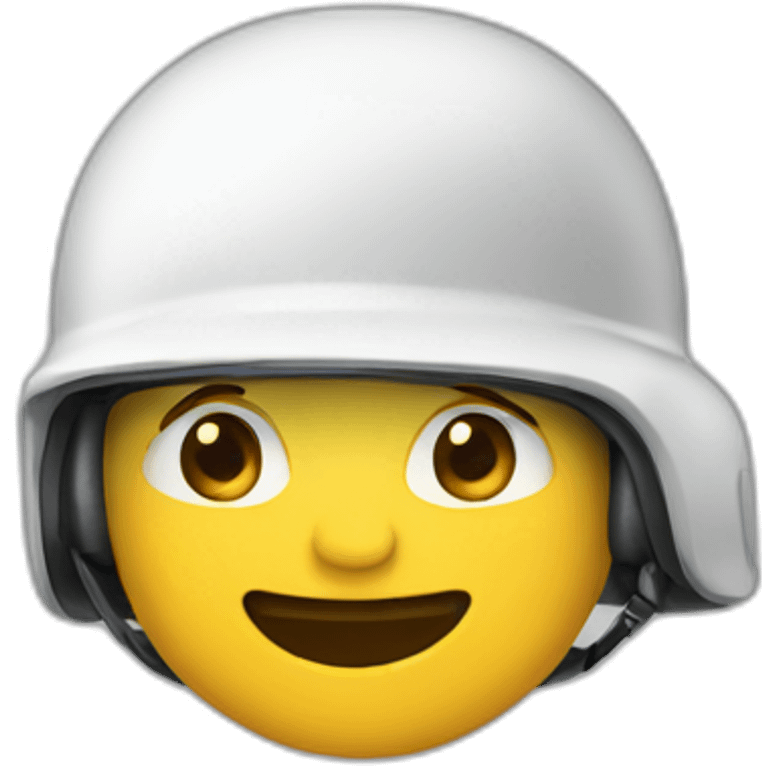 Homem com capacete emoji