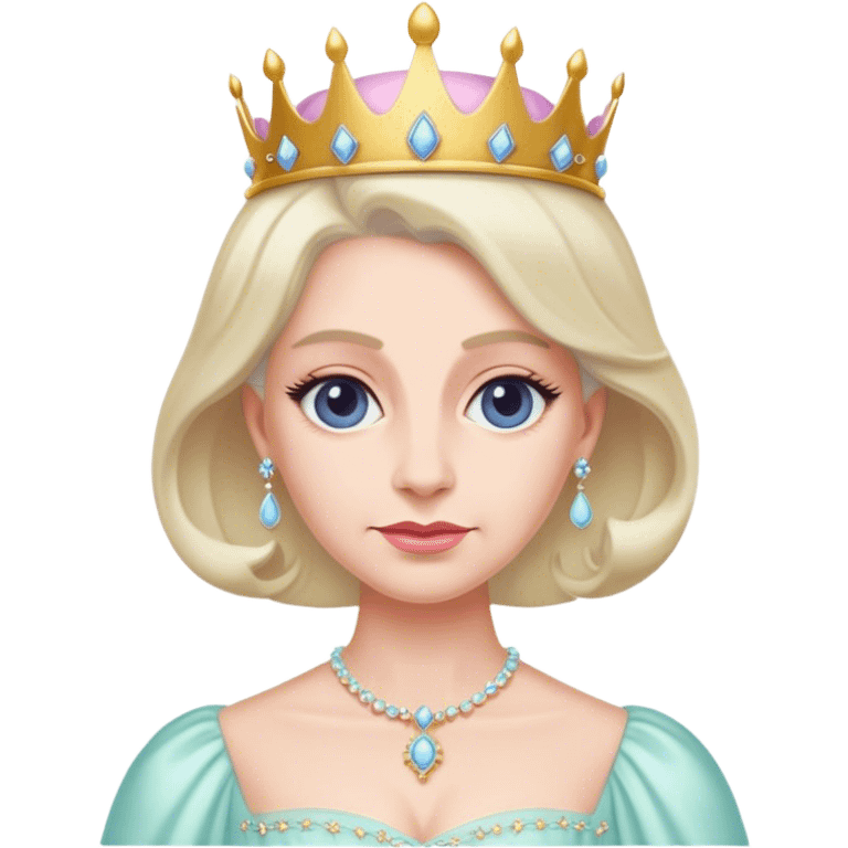 pastel british queen emoji