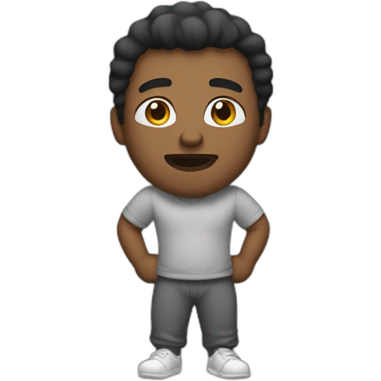 a man in sweatpants emoji