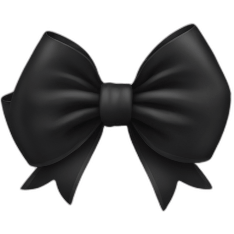 black bow emoji