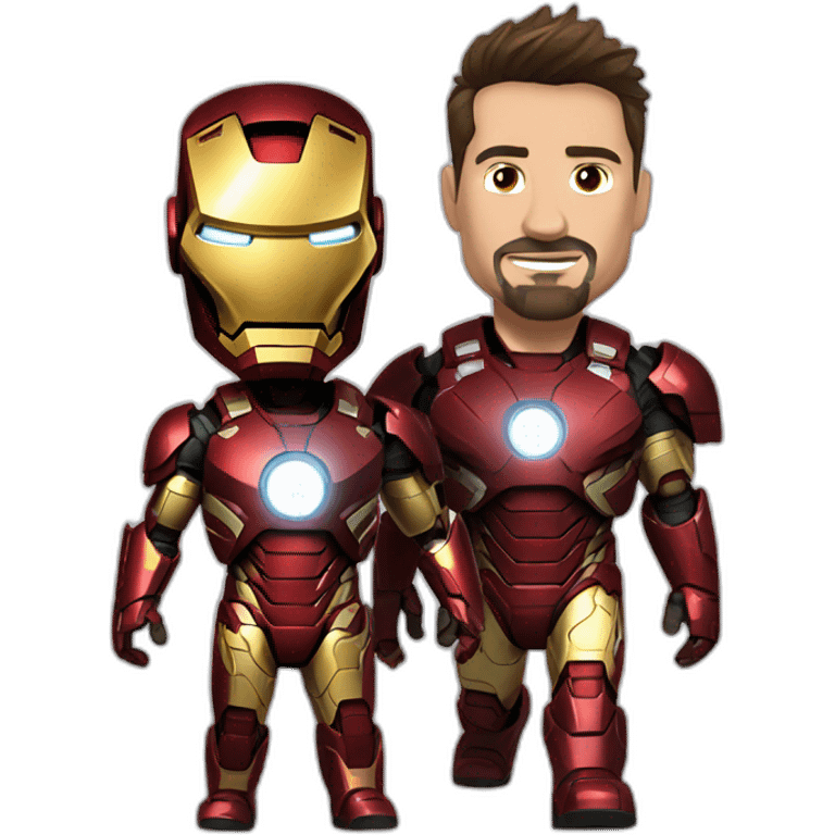 Iron man and warrior call of duty emoji