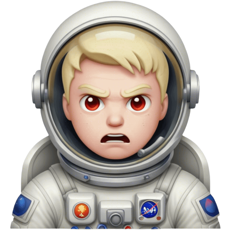 angry astronaut emoji