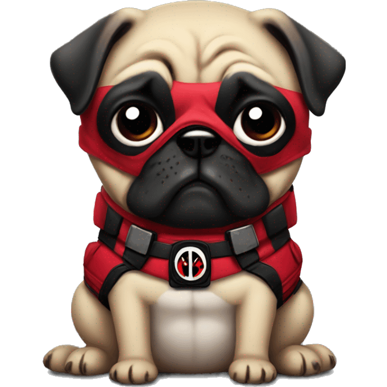 deadpool pug emoji