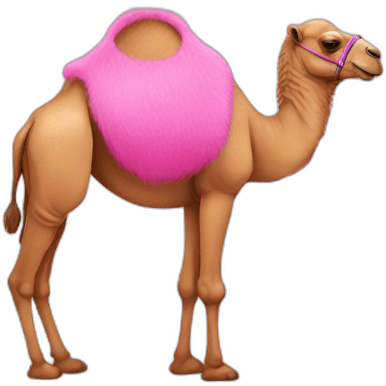 camel with pink fur emoji