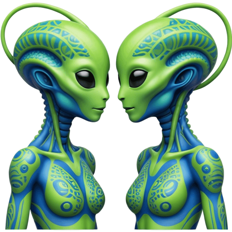 Alien couple  emoji