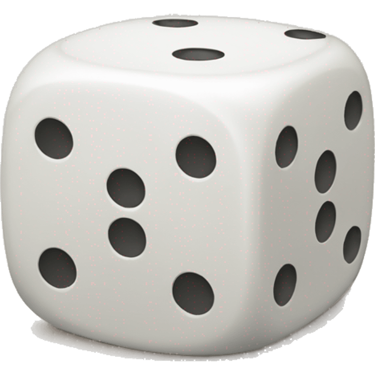 dice one side number 2 emoji