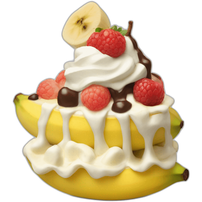 Banana split emoji