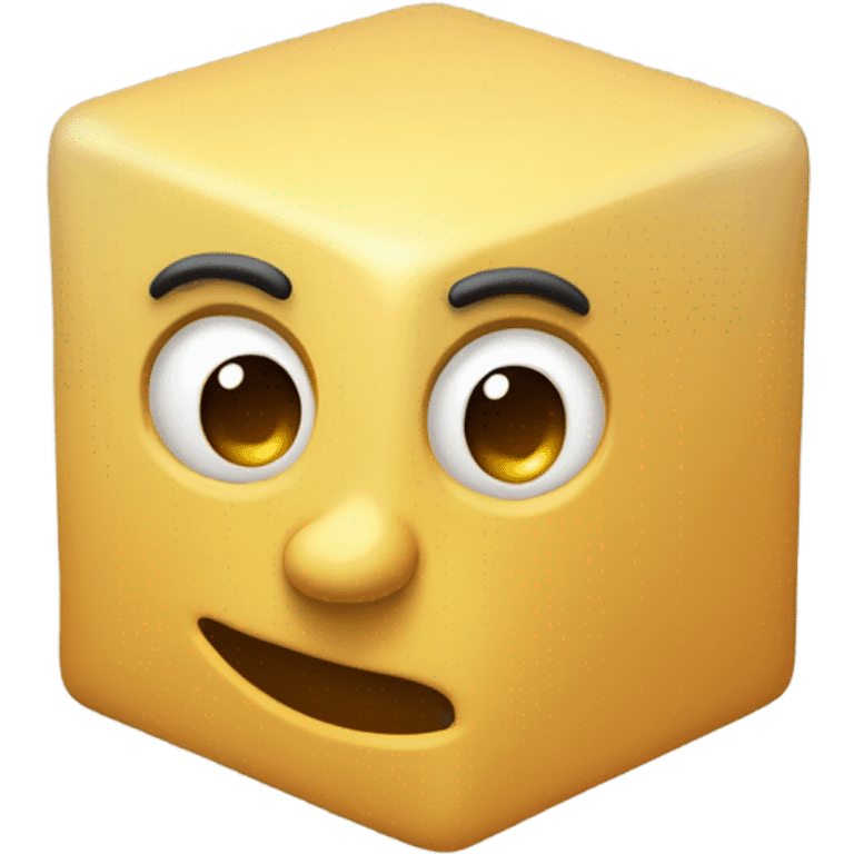 3D cube emoji