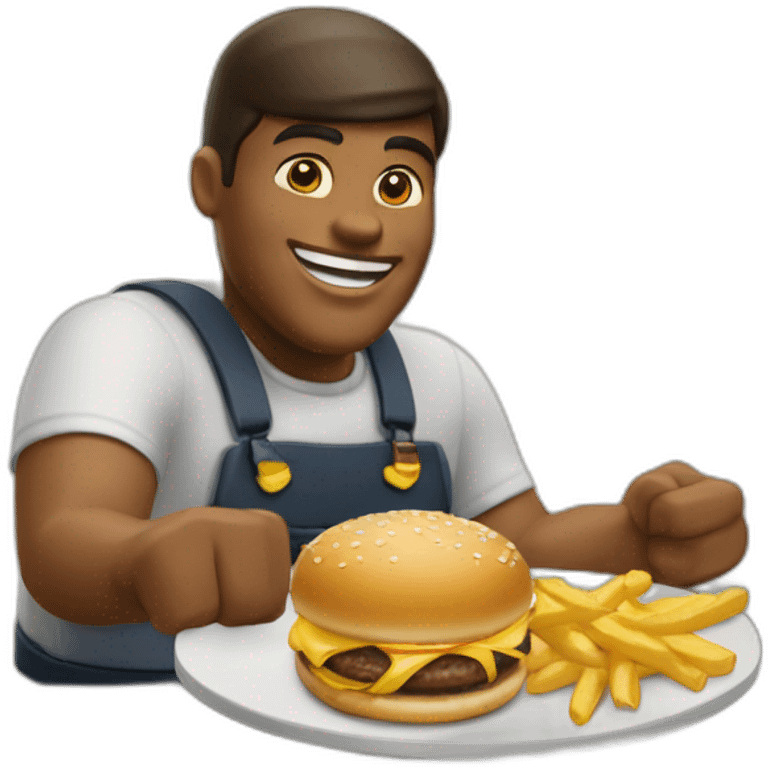 Beau serveur McDonald’s emoji