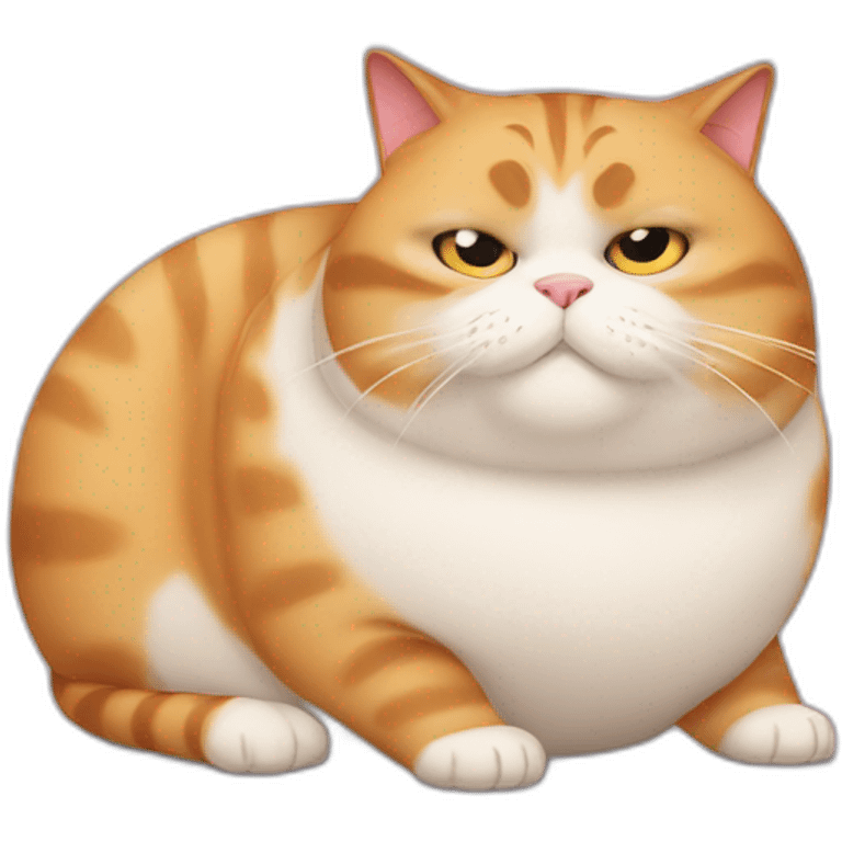 very fat cat emoji