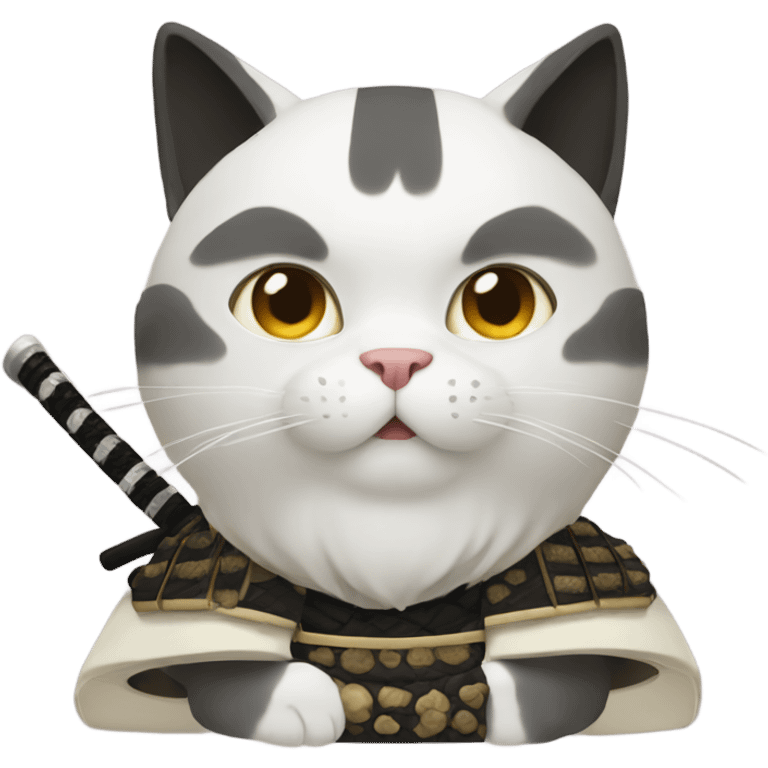 Samurai cat emoji