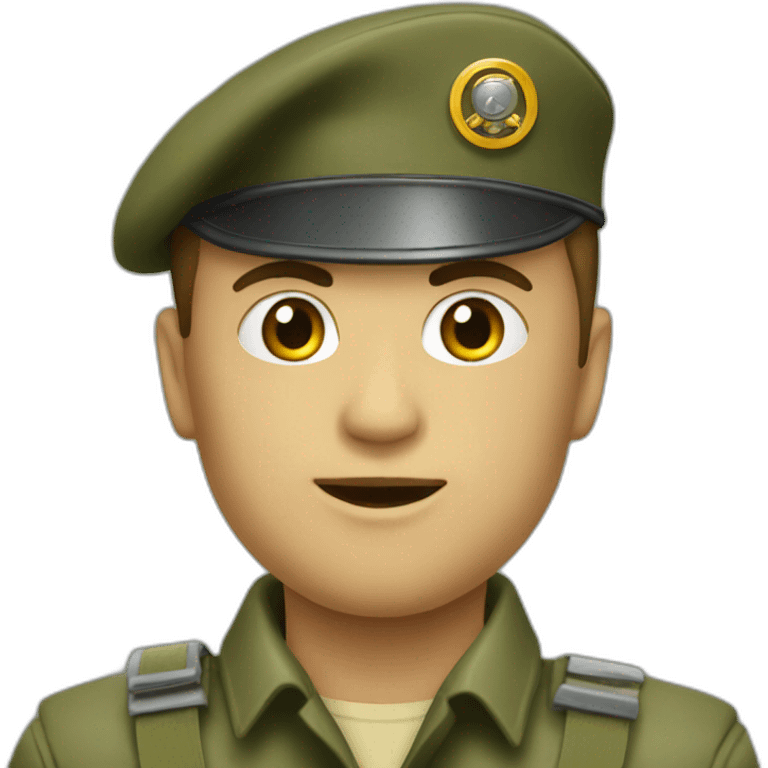 Chat qui fait un signe militaire  emoji