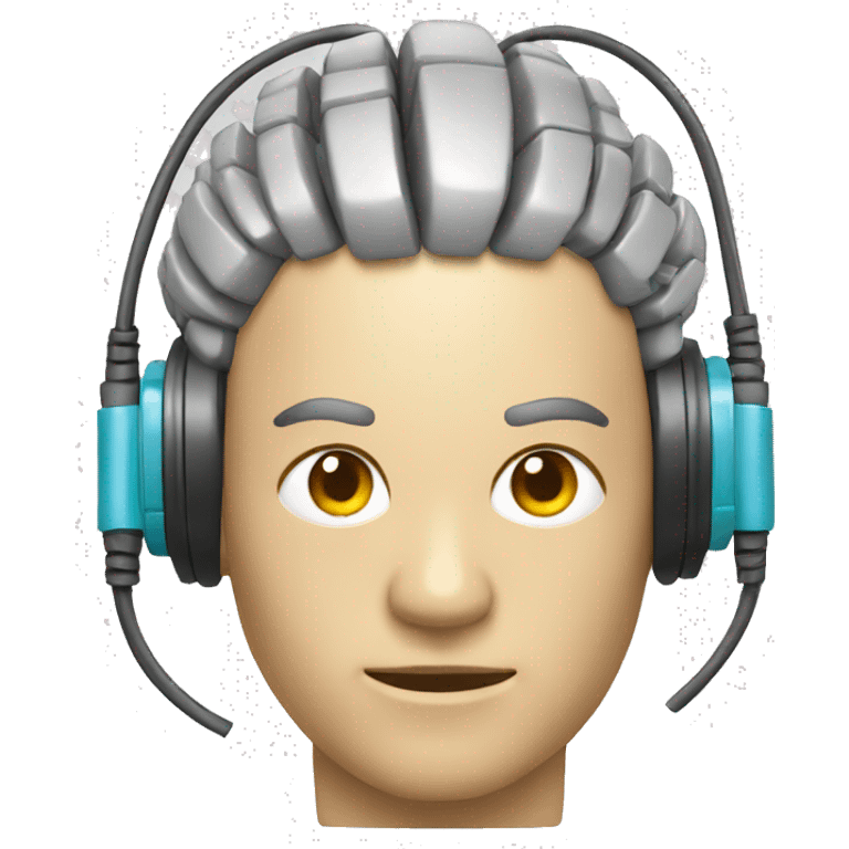 cerebro con cables emoji