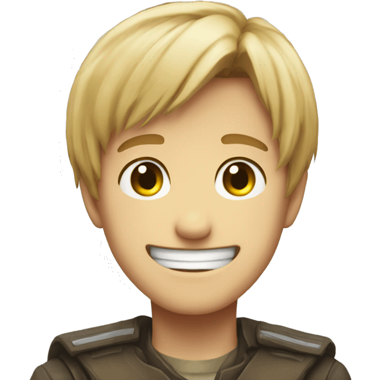 Armin Arlert happy emoji