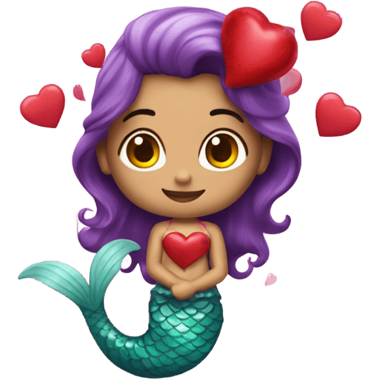 valentine’s day mermaid emoji