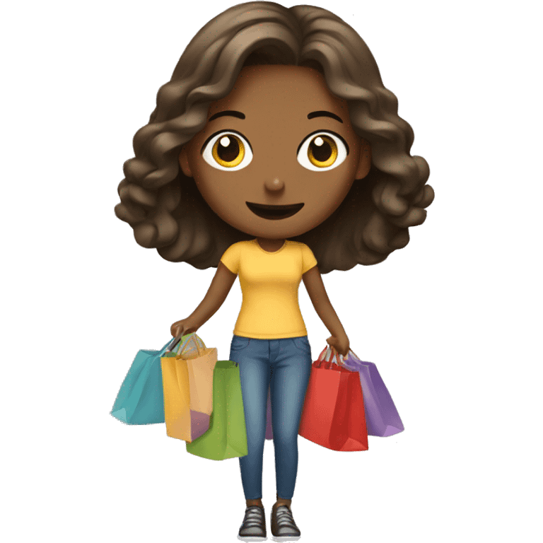 Girl shopping  emoji