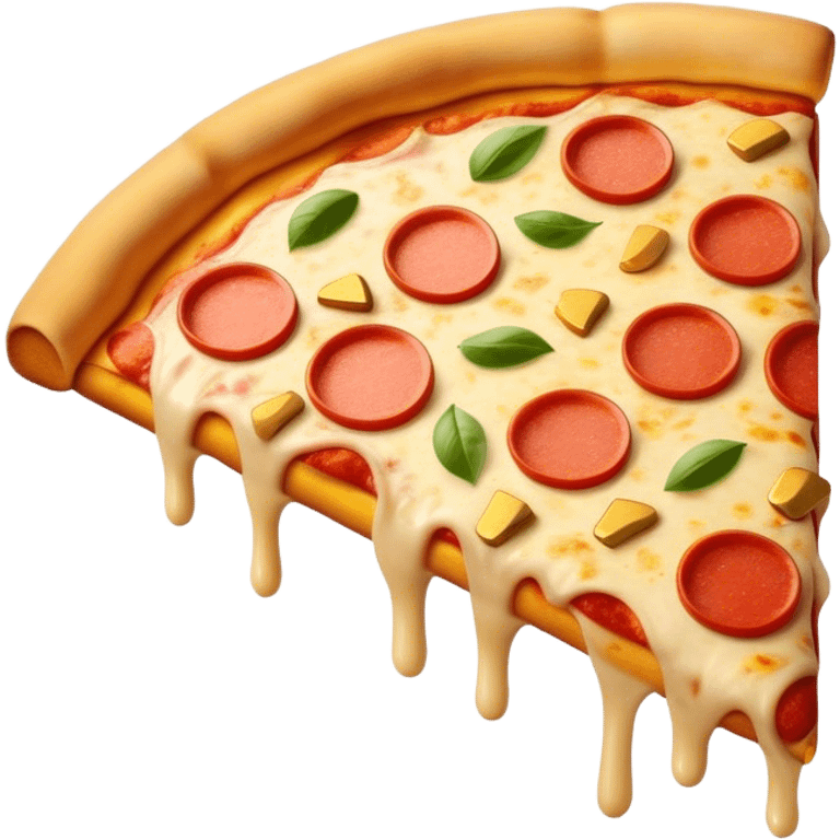 Pizza with gold bars emoji