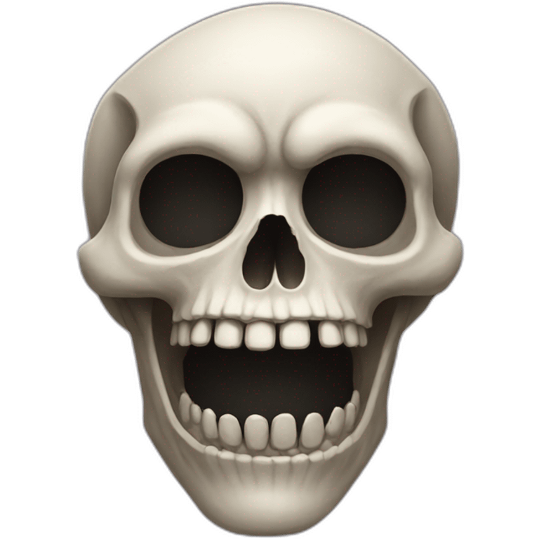 SCARY skull emoji