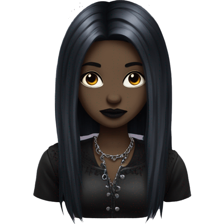 Big goth girl emoji