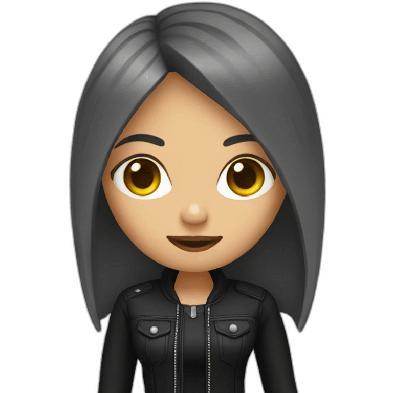 female metal band emoji