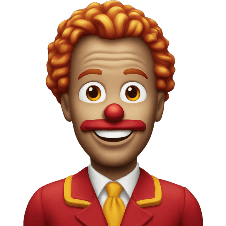 Ronald McDonald emoji