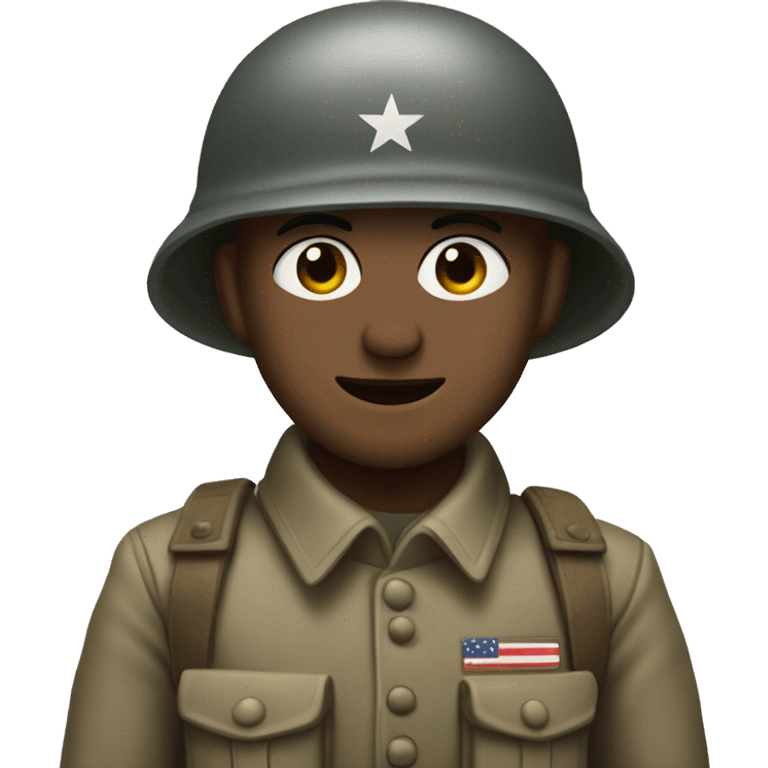 world war 2 soldier in the city of foy emoji