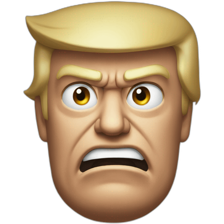 angry donald trump emoji