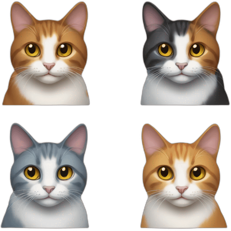 three color cat? emoji