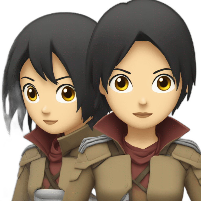 Mikasa ackerman emoji