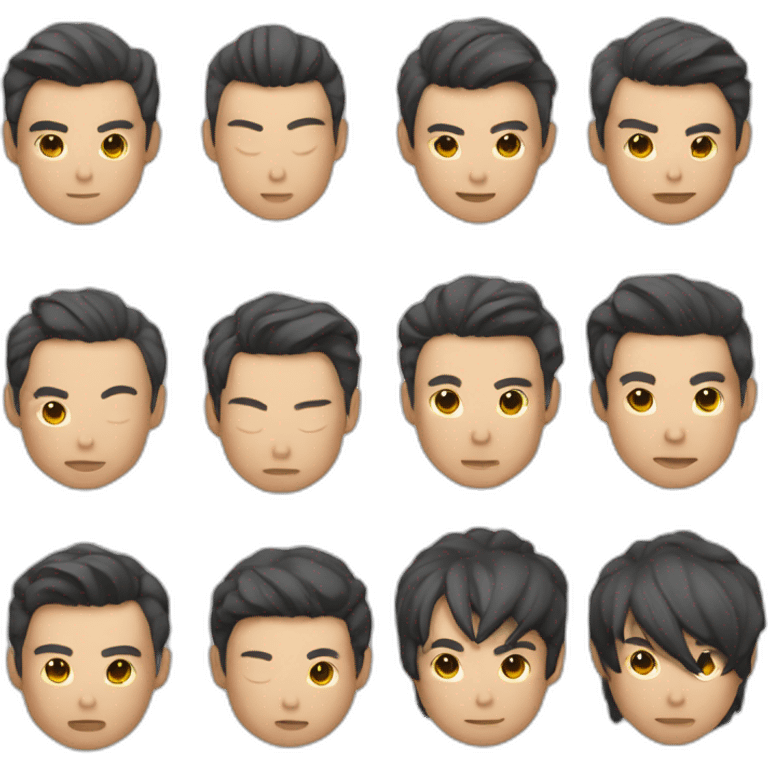 1.8轻微肌肉线条阳光小狗帅哥直男 emoji