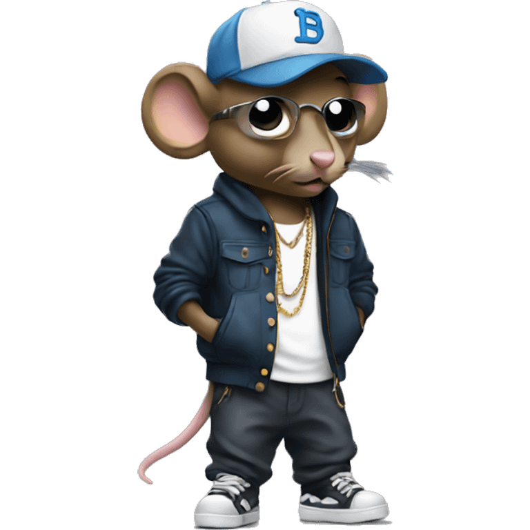 rapper mouse emoji