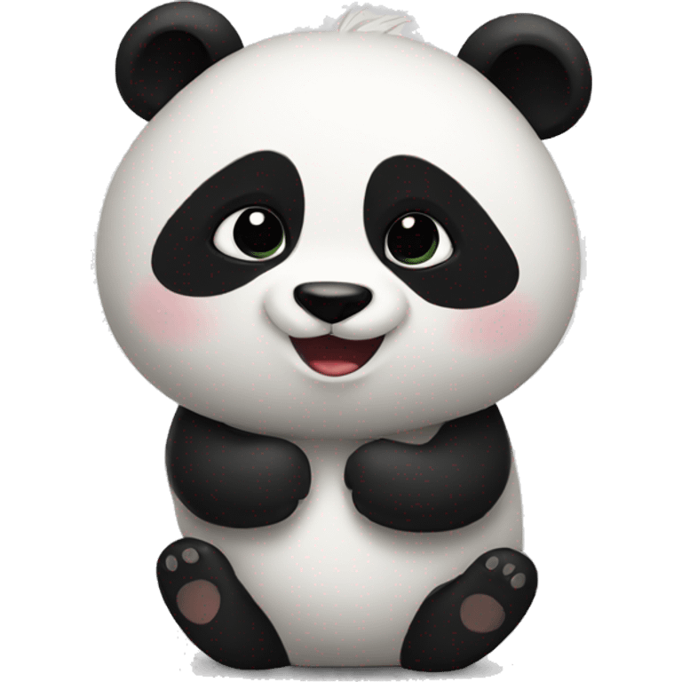 panda kiss emoji