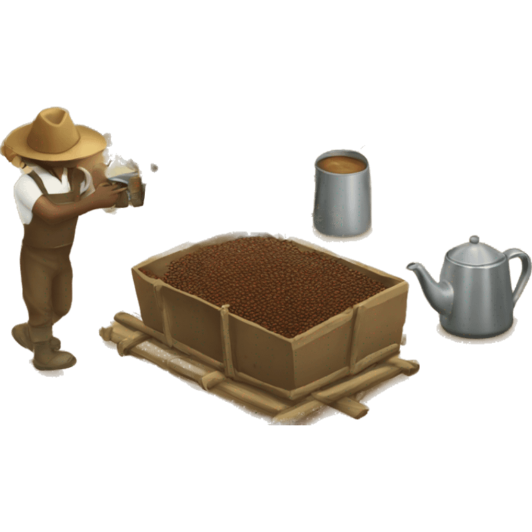 coffee farm emoji