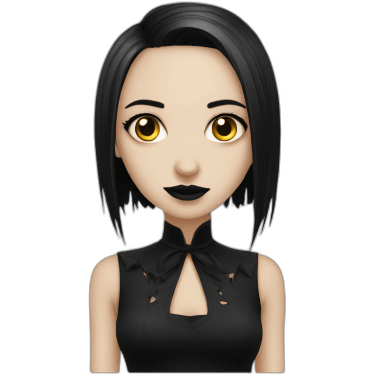 Goth girl from the hell emoji