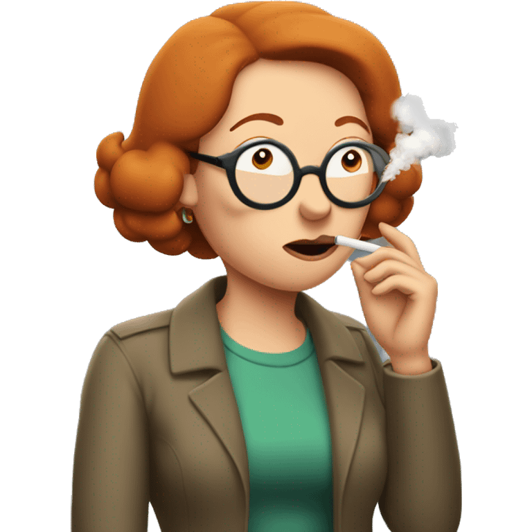 lois griffin smoking a vape emoji