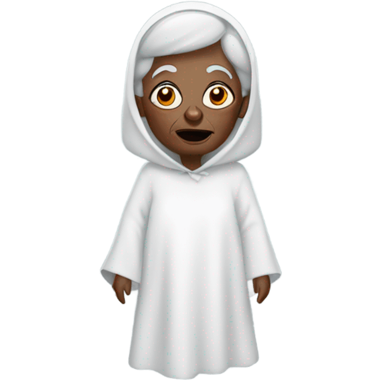 Black grandma as a ghost emoji