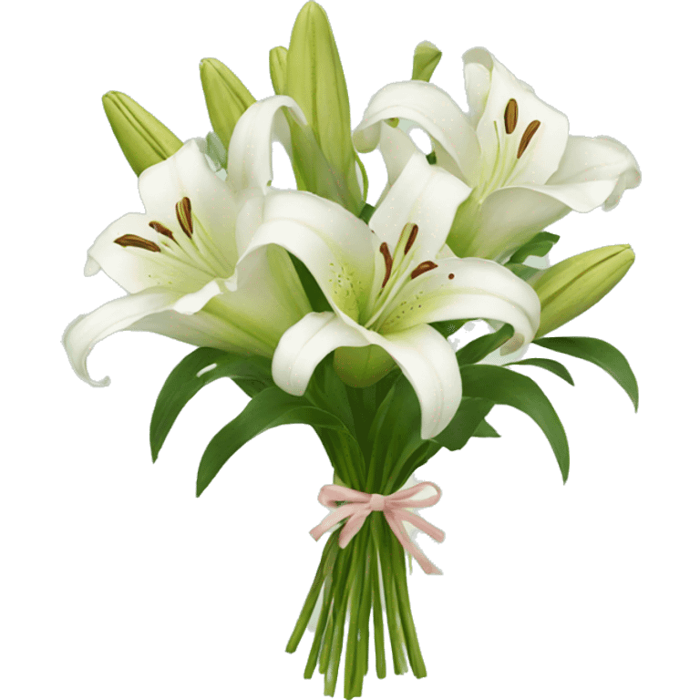 Bouquet of lilies emoji