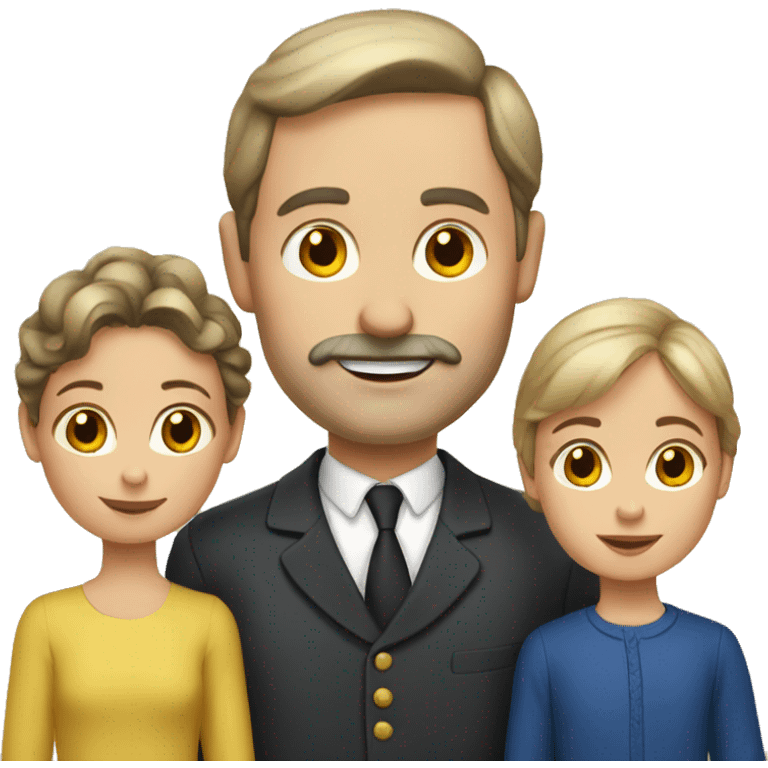 french-russian family emoji