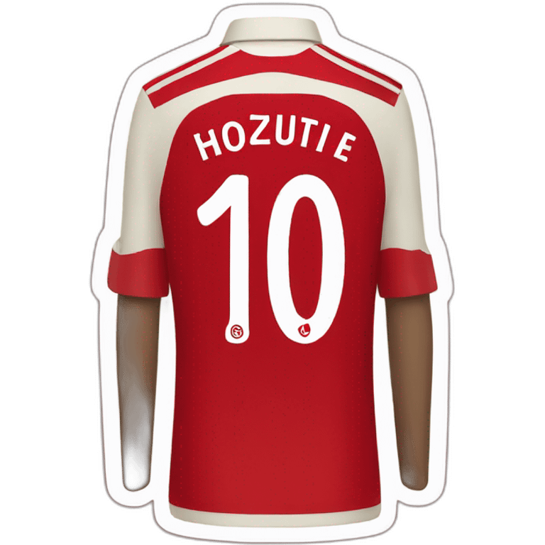 Arsenal home kit emoji