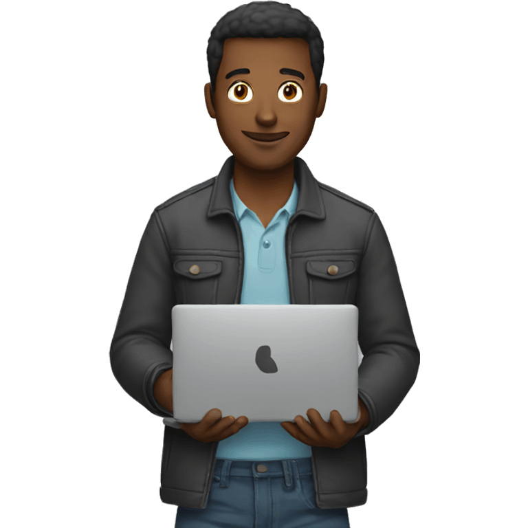 man with laptop emoji