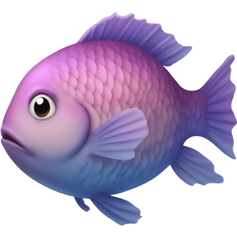 a fat fish emoji