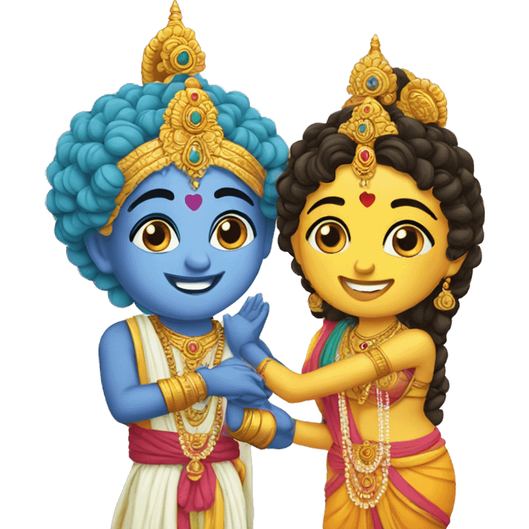 Radhakrishna emoji