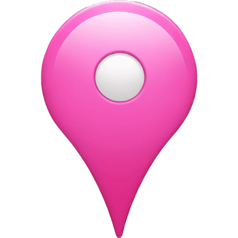 Pink location pin emoji