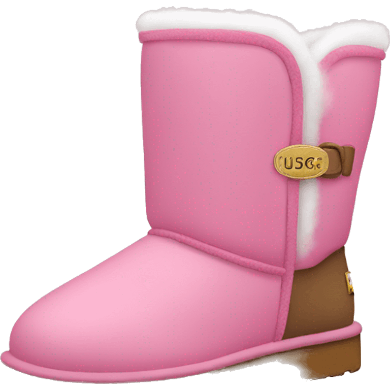 pink ugg boots  emoji