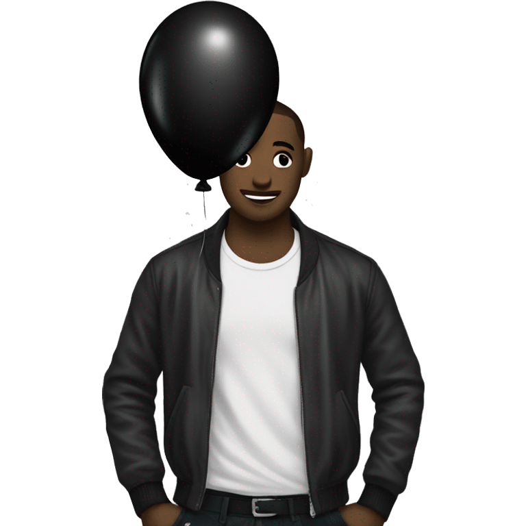 NF and his black balloon emoji