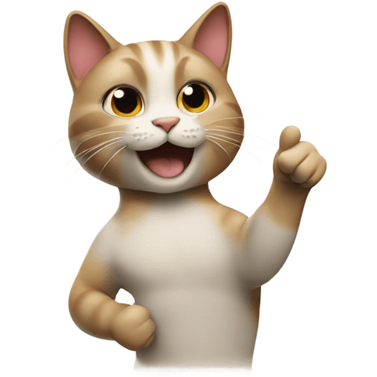 Cat thumbs up  emoji